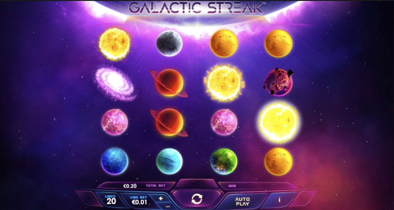Galactic Streak Slot Gameplay