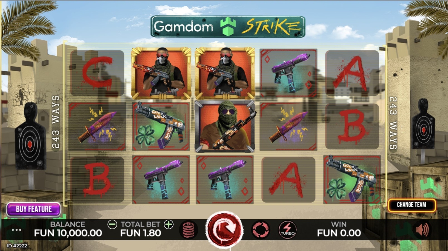 Gamdom Strike Slot Gameplay
