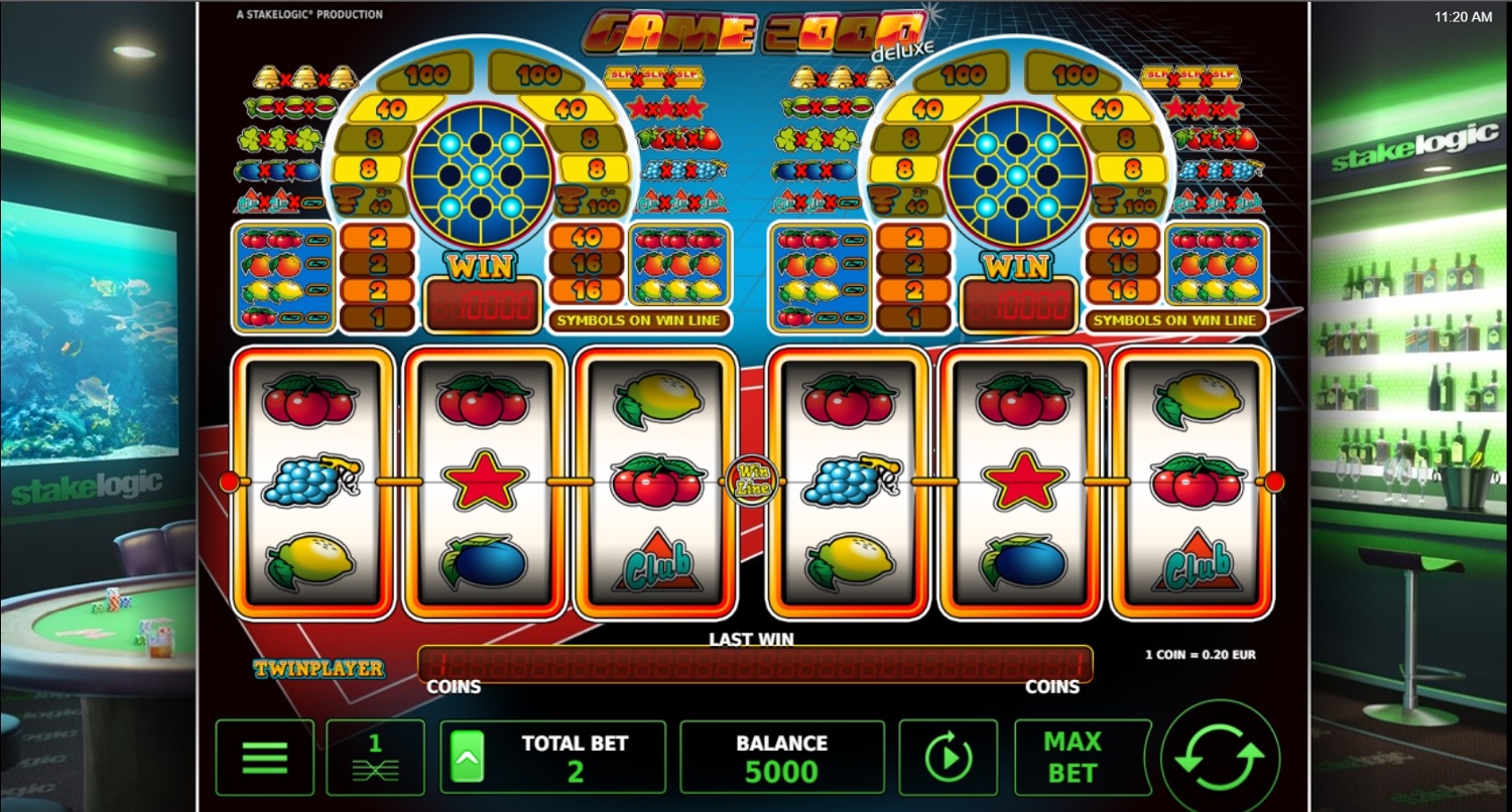 Game 2000 Deluxe Slot Gameplay