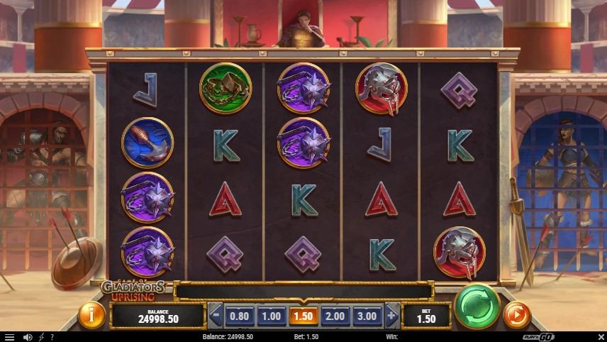 Game of Gladiators Uprising Slot Gameplay