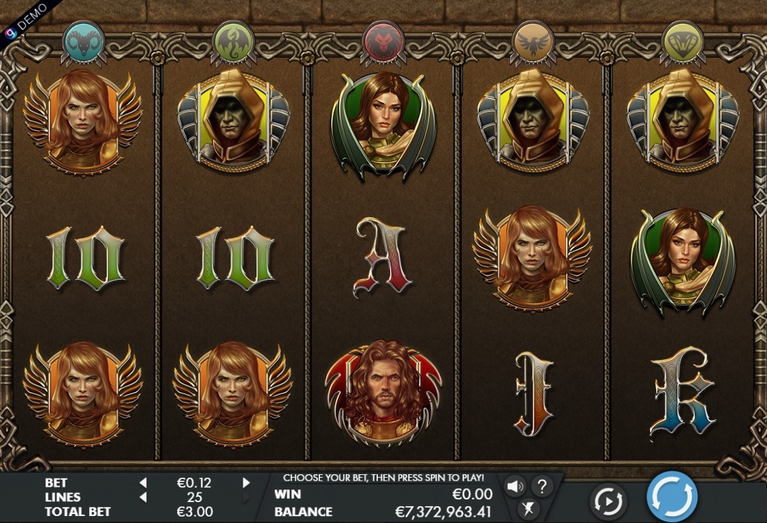 Game of Swords Slot Gameplay