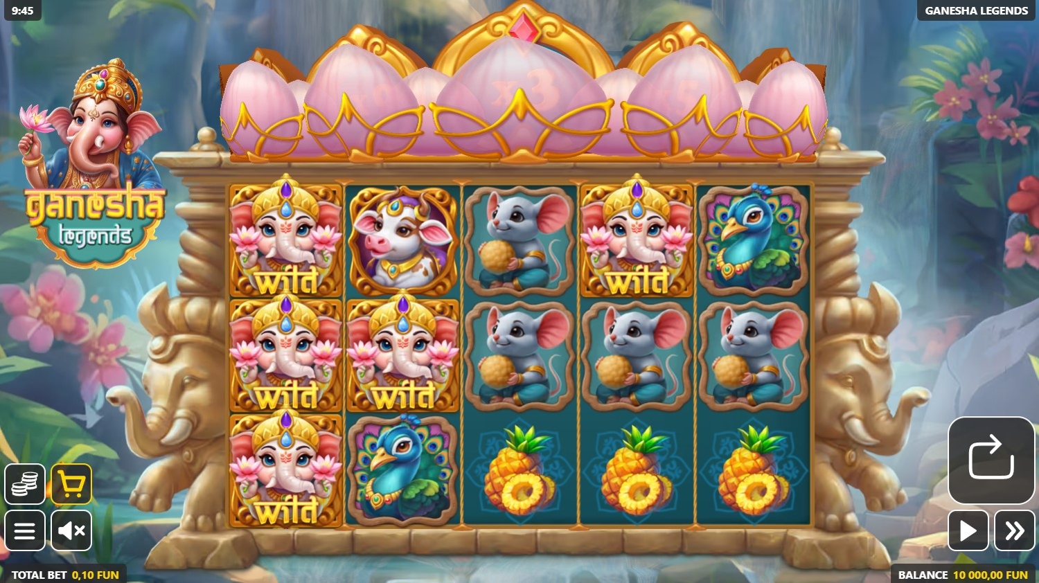 Ganesha Legends Slot Gameplay