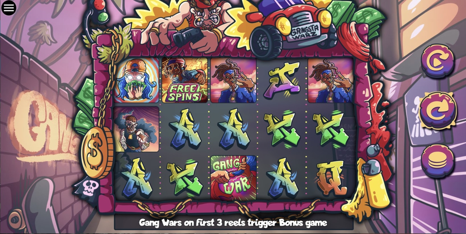 Gangsta Warz Slot Gameplay