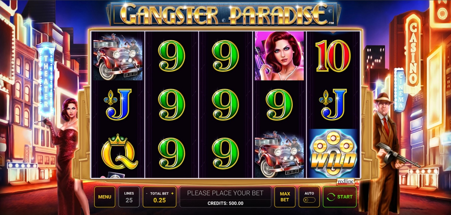 Gangster Paradise Slot Gameplay