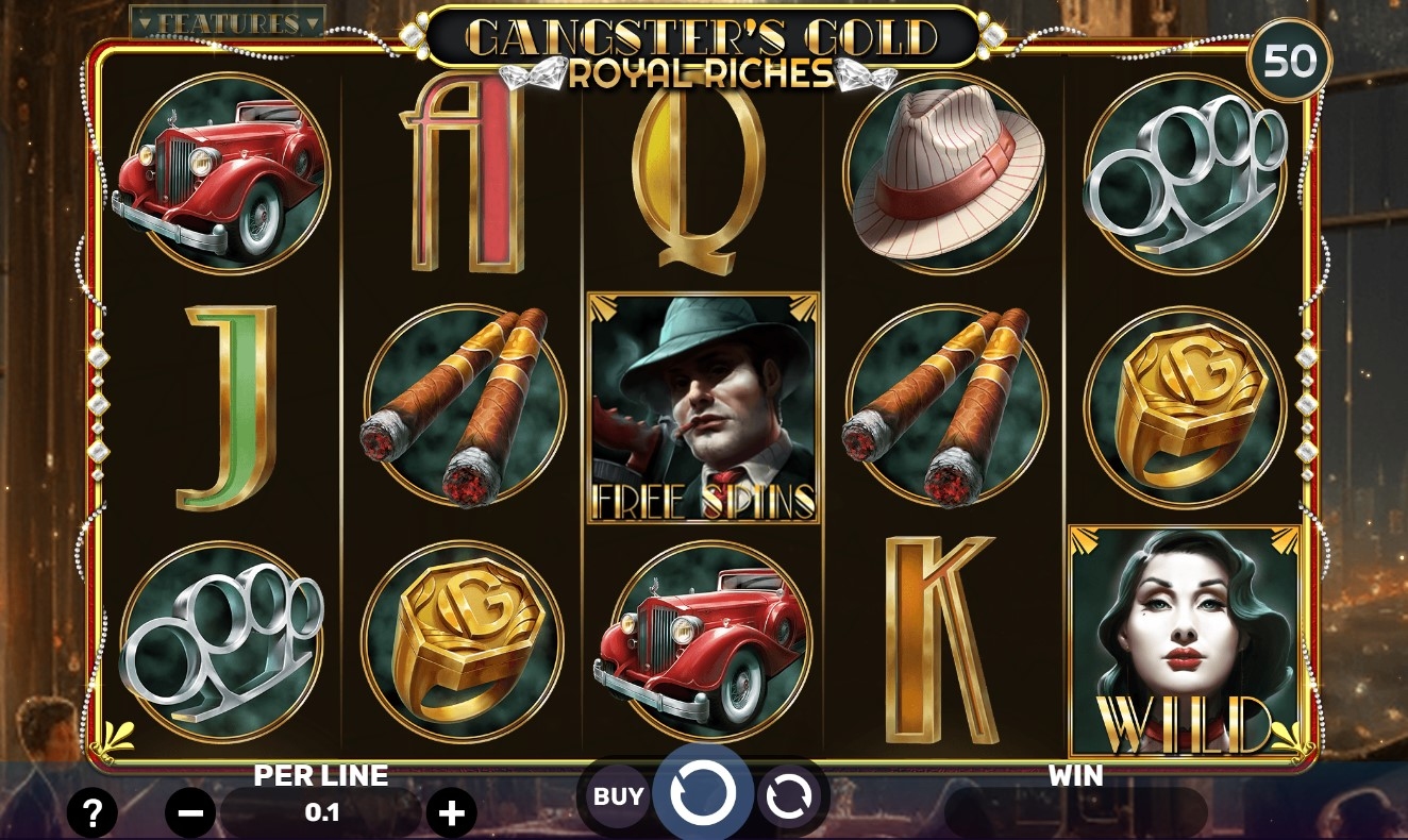Gangster's Gold - Royal Riches Slot Gameplay