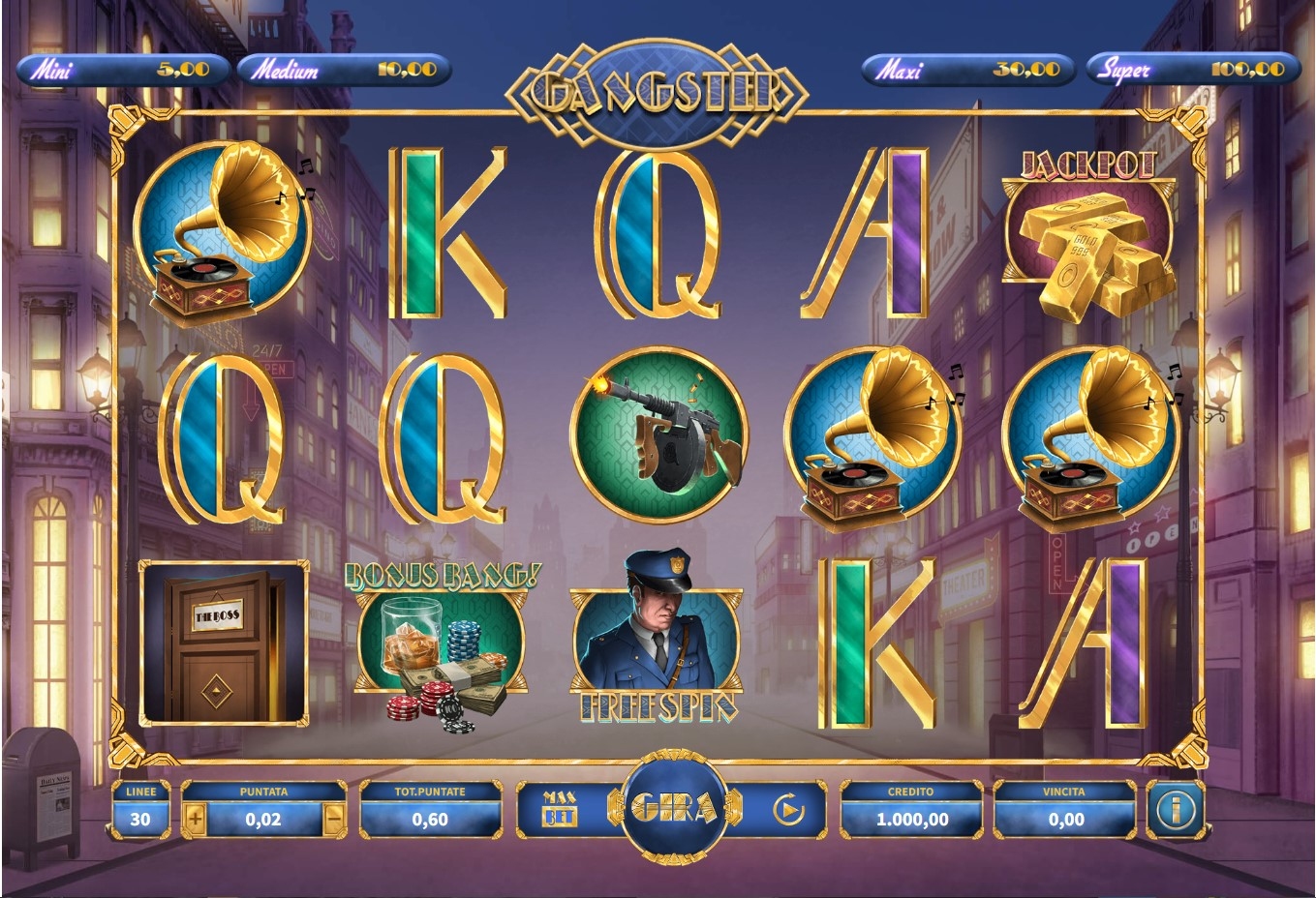 Gangster Slot Gameplay