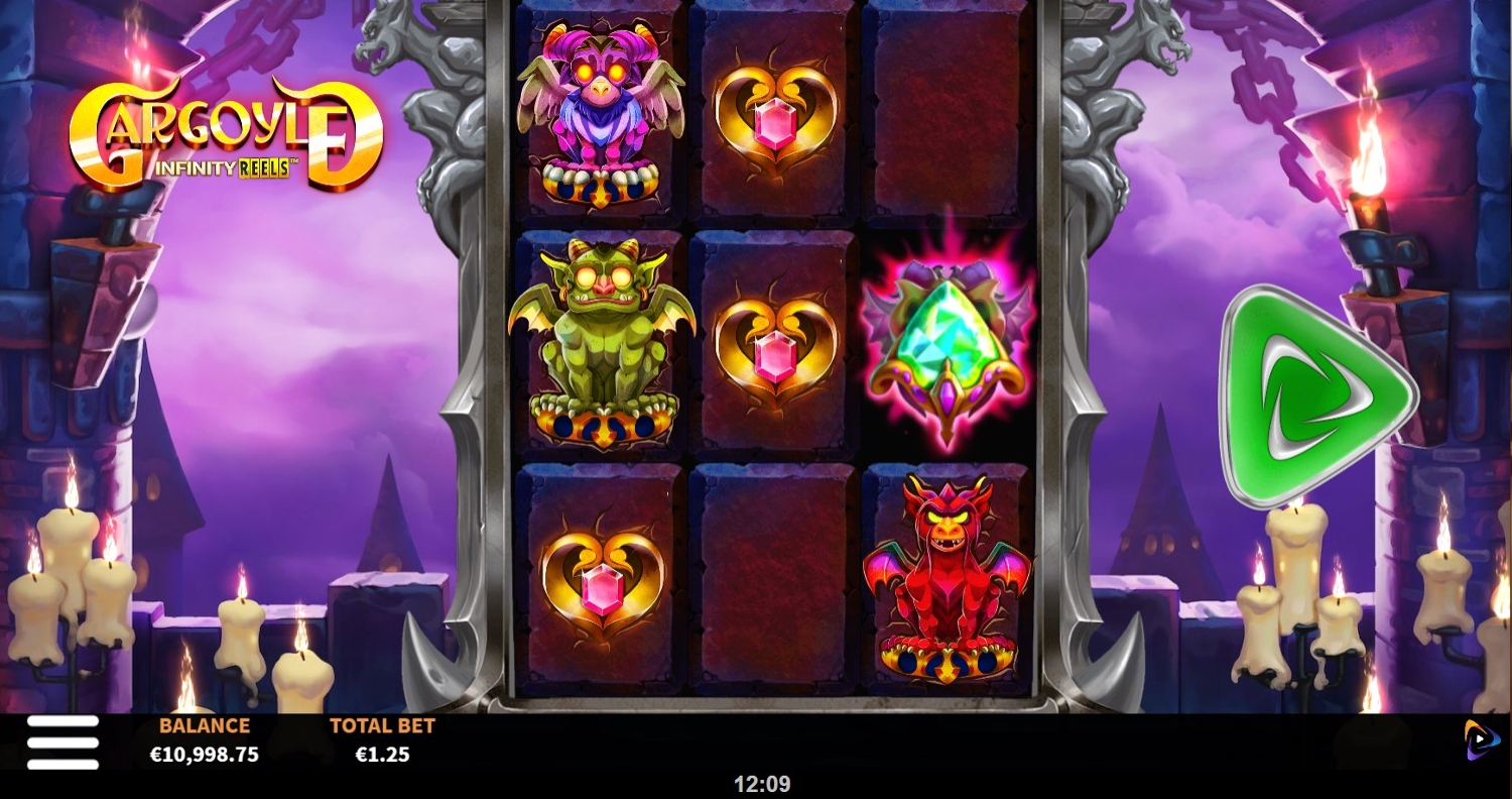 Gargoyle Infinity Reels Slot Gameplay