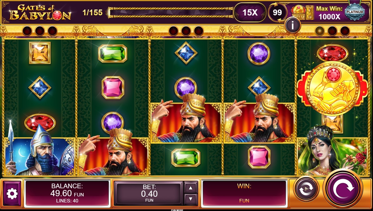 Gates of Babylon Slot Gameplay