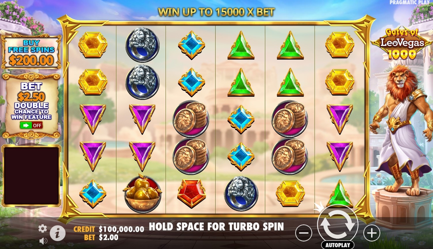 Gates of LeoVegas 1000 Slot Gameplay