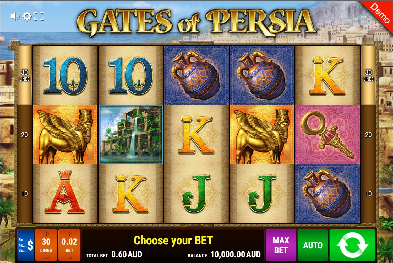 Gates of Persia Slot Gameplay