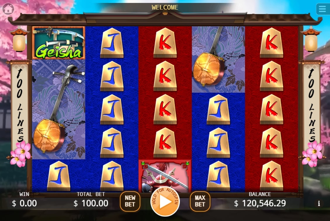 Geisha (KA Gaming) Slot Gameplay