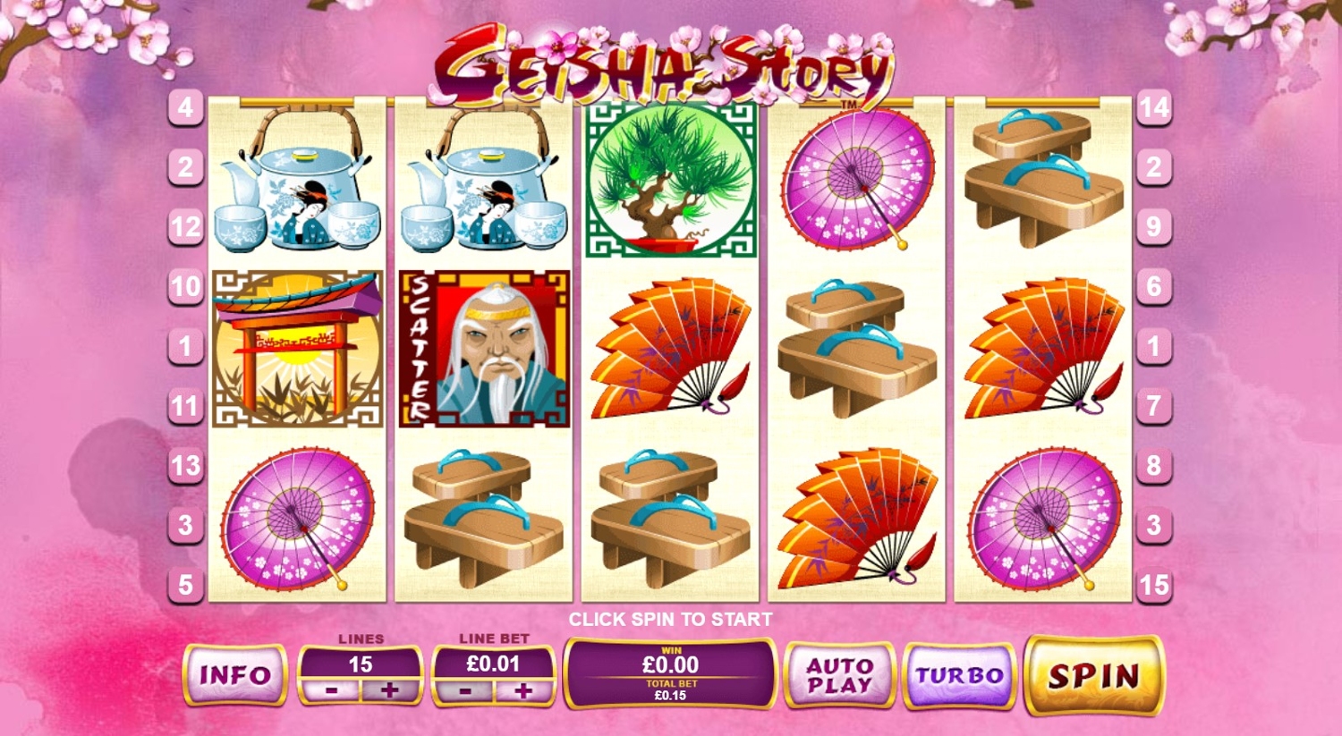 Geisha Story Slot Gameplay
