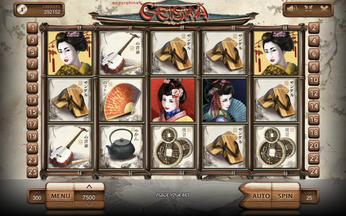 Geisha Slot Gameplay