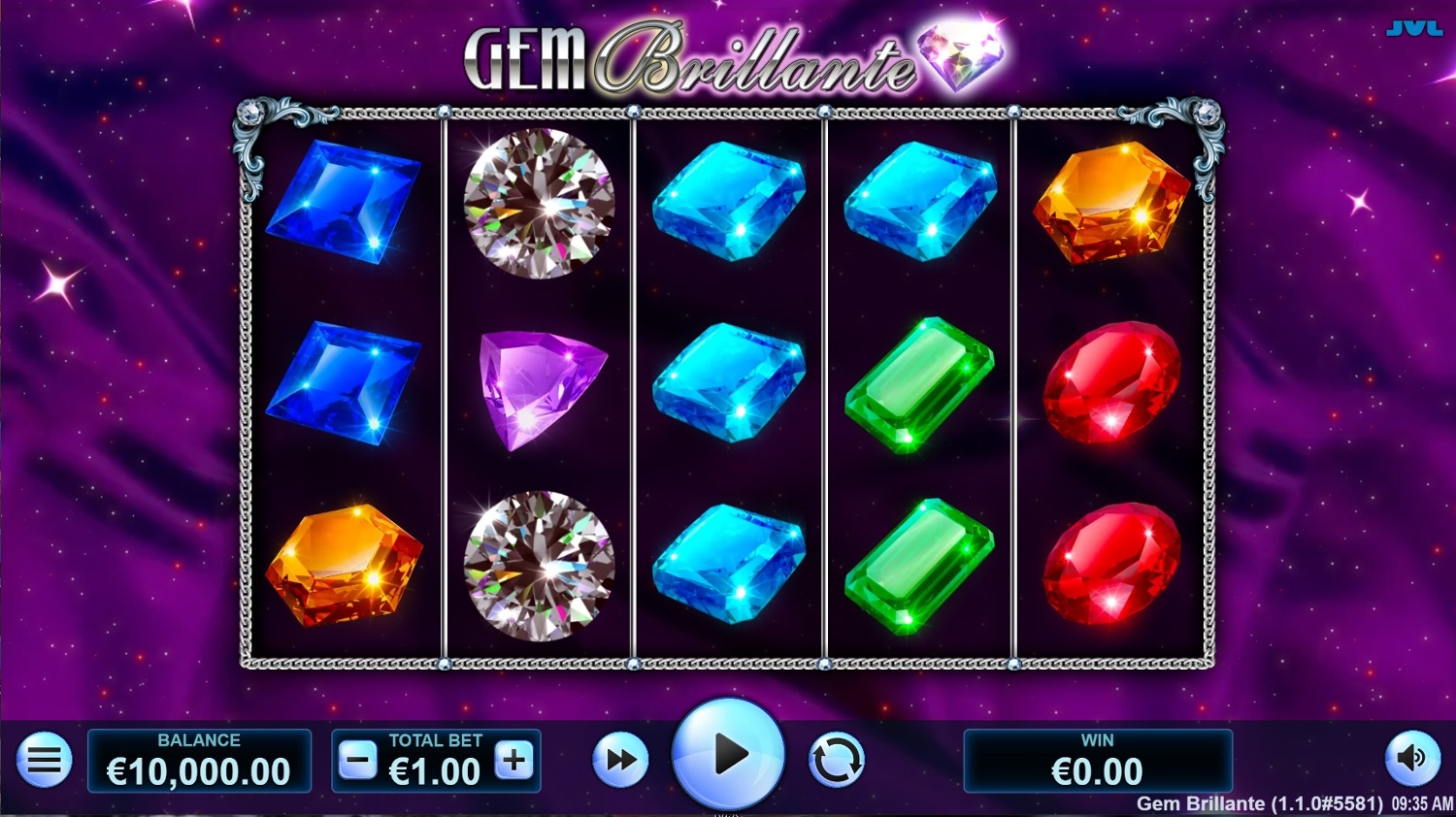 Gem Brilliante Slot Gameplay