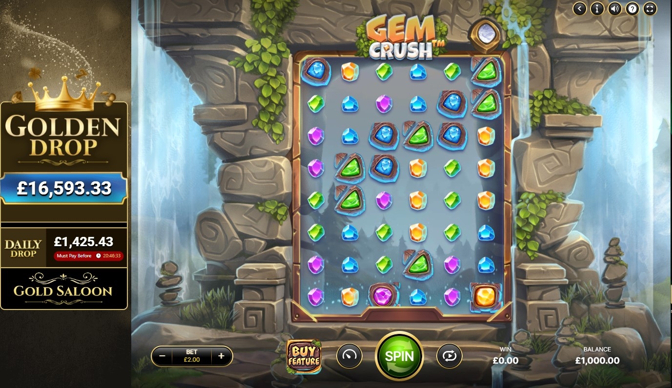 Gem Crush Slot Gameplay