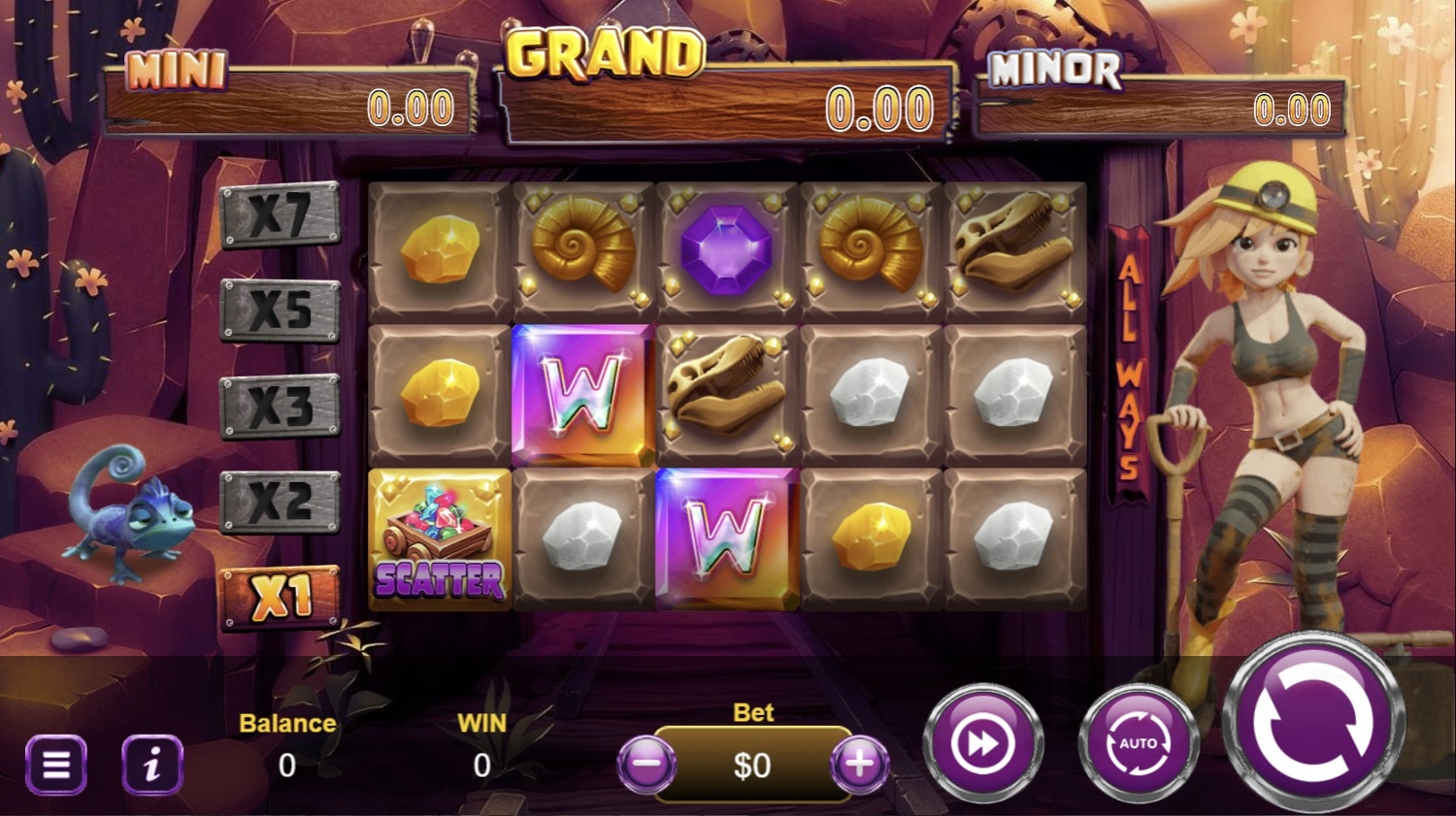 Gem Hunter Crash Slot Gameplay
