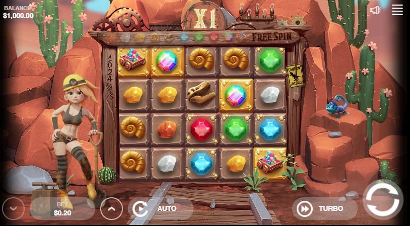 Gem Hunter Slot Gameplay