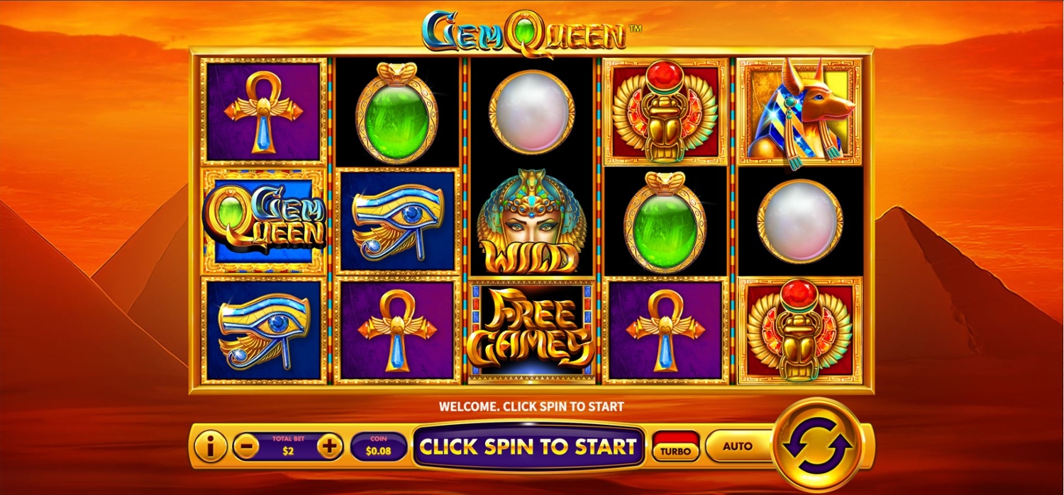 Gem Queen Slot Gameplay