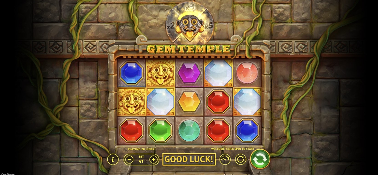 Gem Temple Slot Gameplay