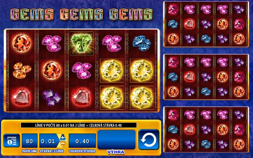 Gems Gems Gems Slot Gameplay