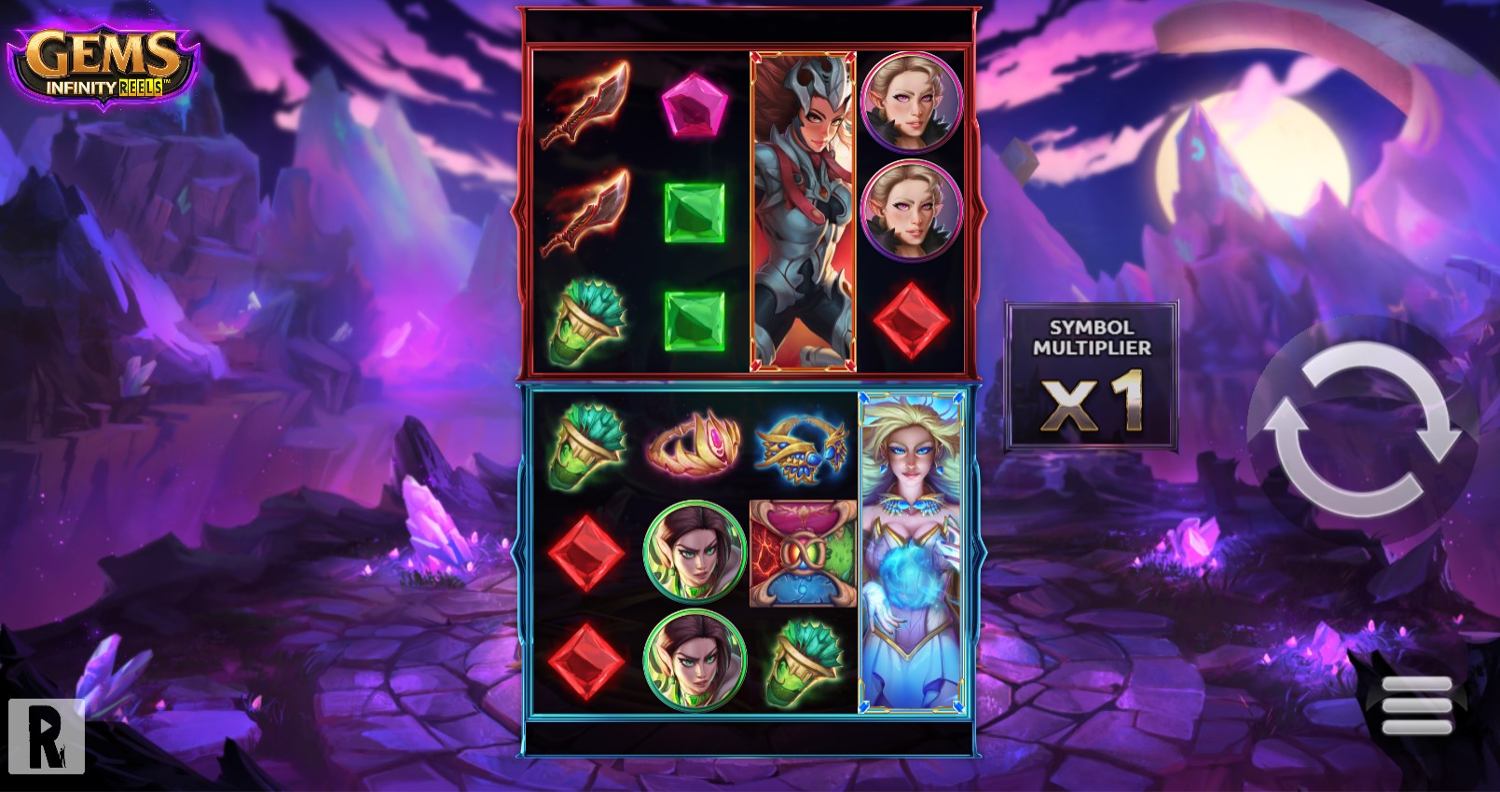 Gems Infinity Reels Slot Gameplay