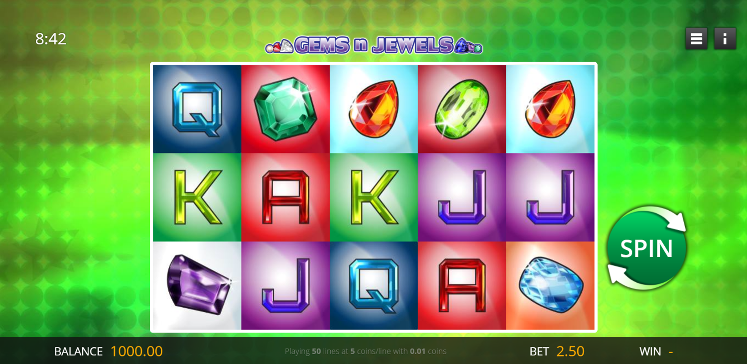 Gems n Jewels Slot Gameplay