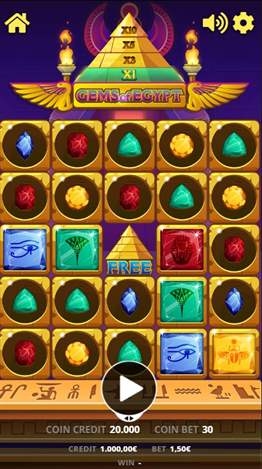 Gems of Egypt Slot Gameplay