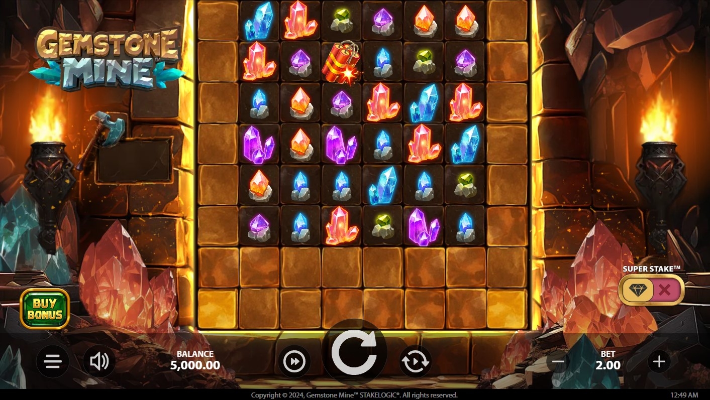 Gemstone Mine Slot Gameplay