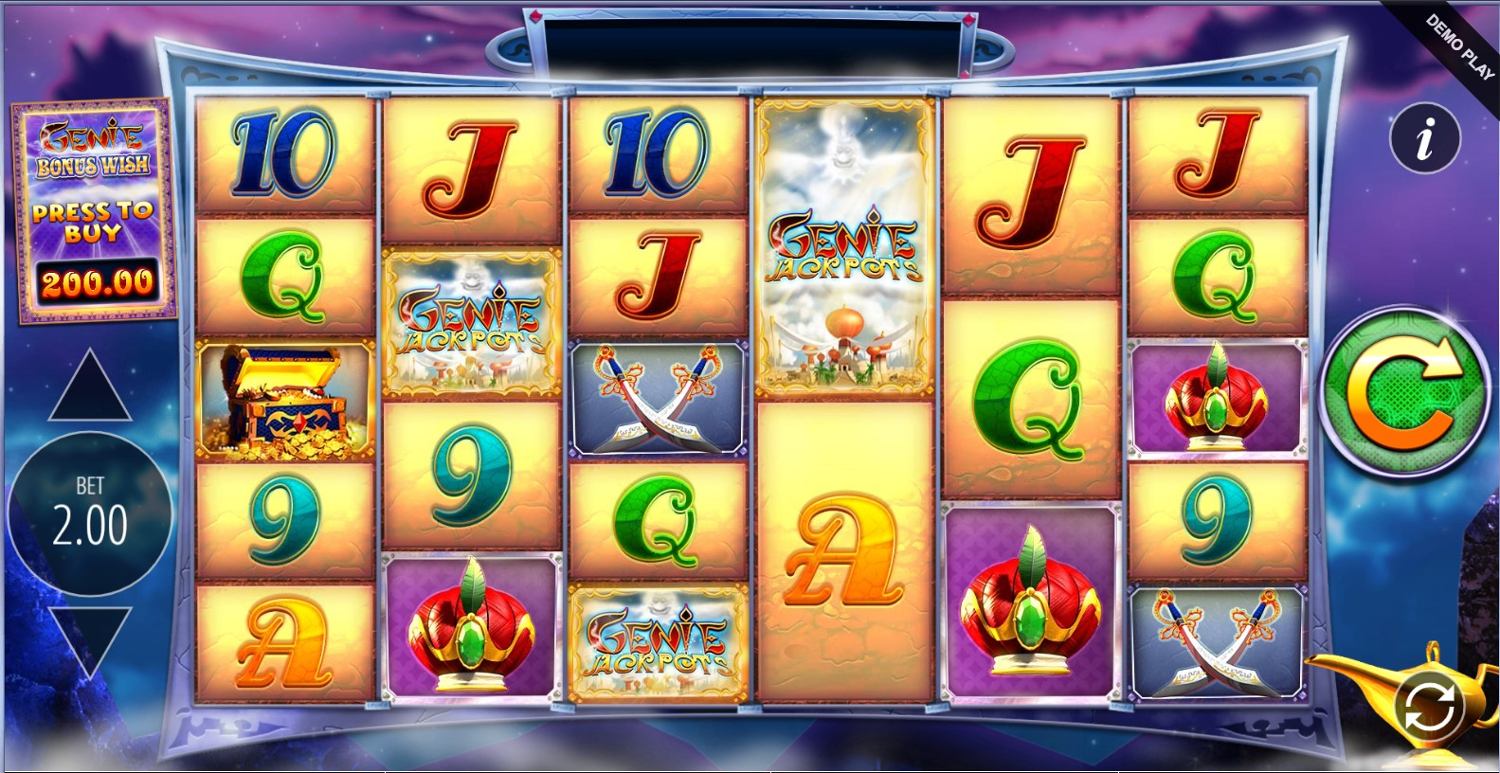 Genie Jackpots Slot Gameplay