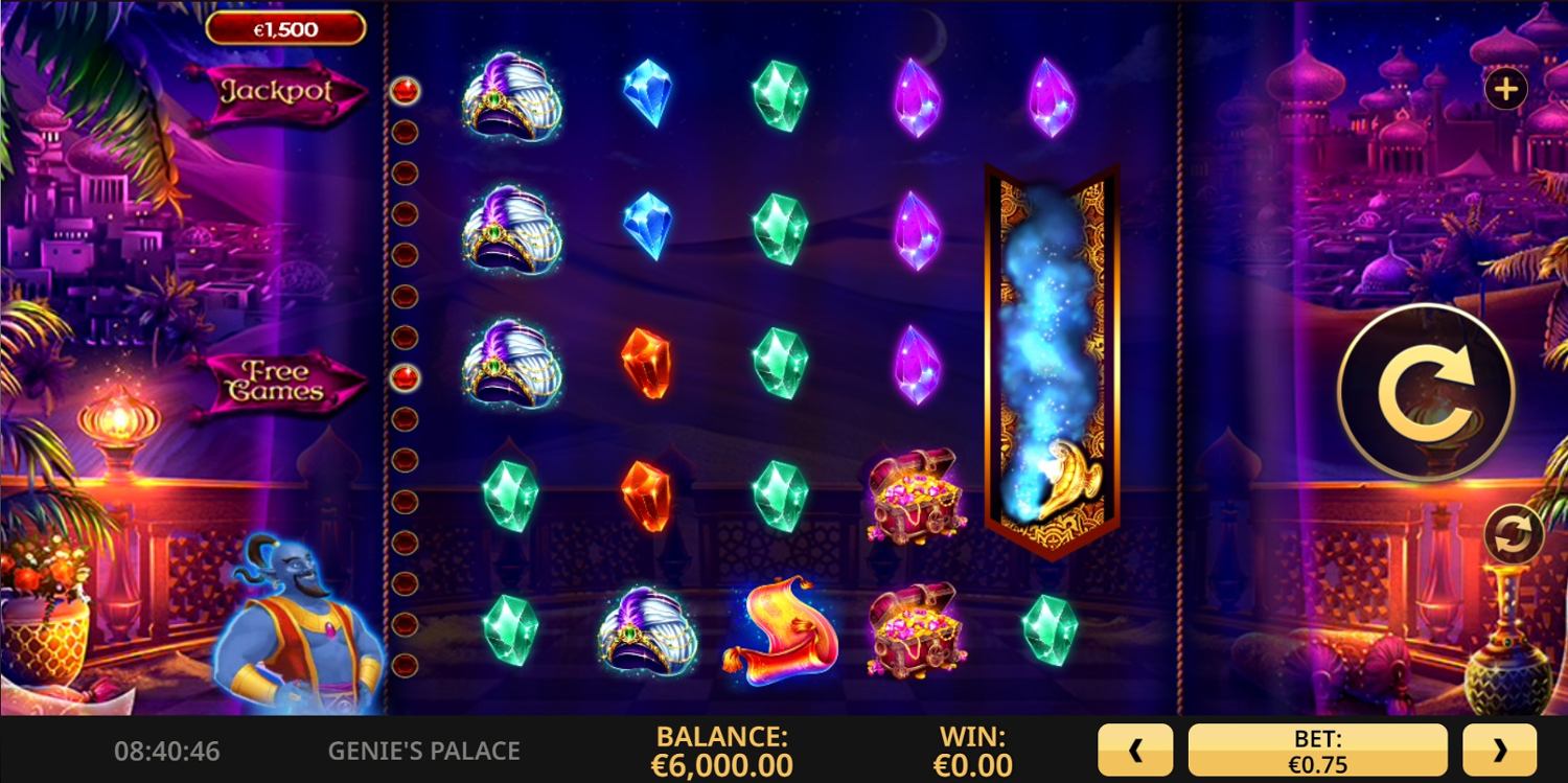 Genie's Palace Slot Gameplay
