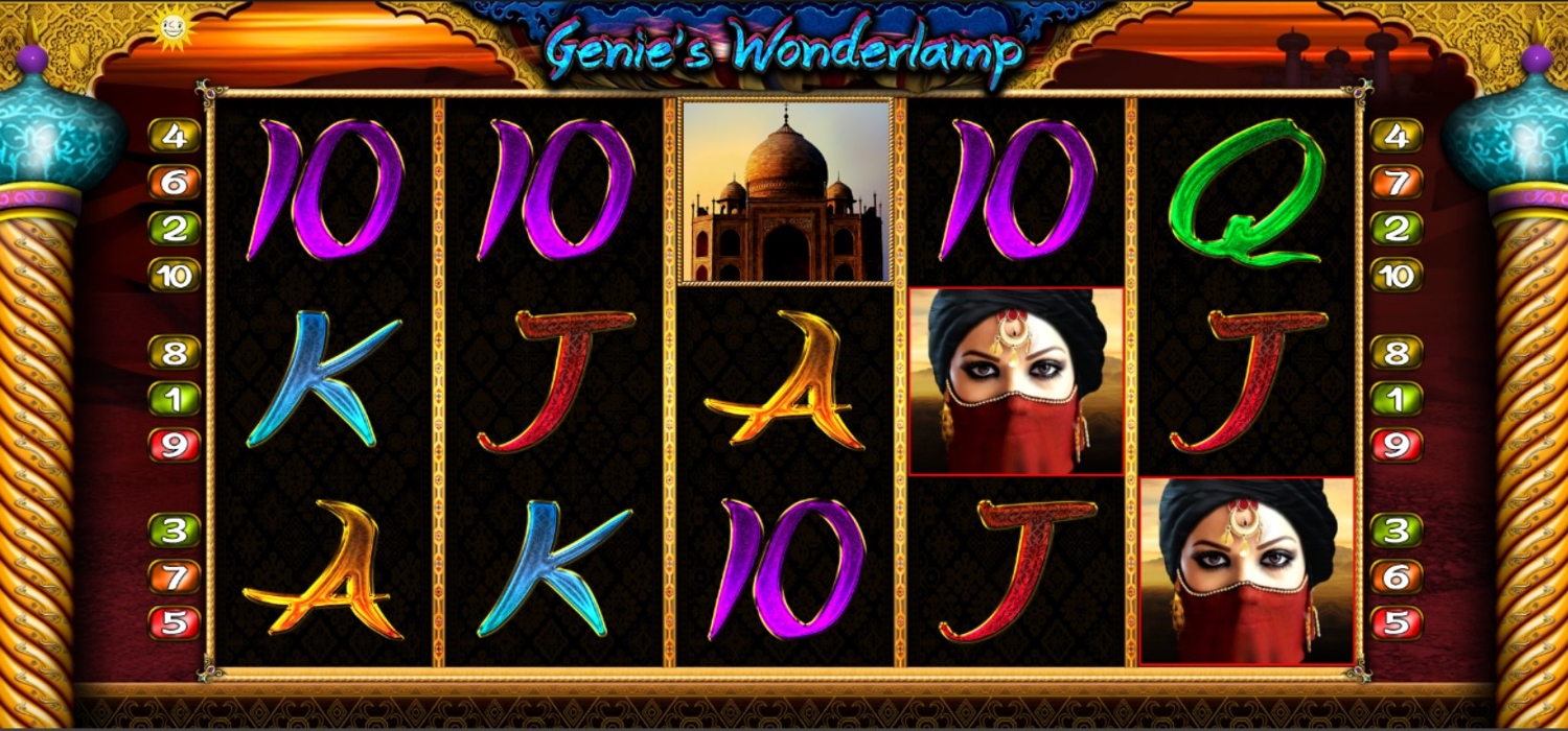 Genie's Wonderlamp Slot Gameplay