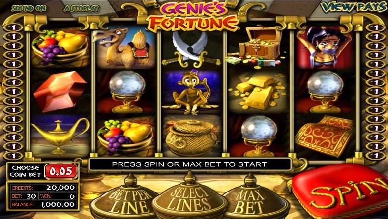 Genies Fortune Slot Gameplay