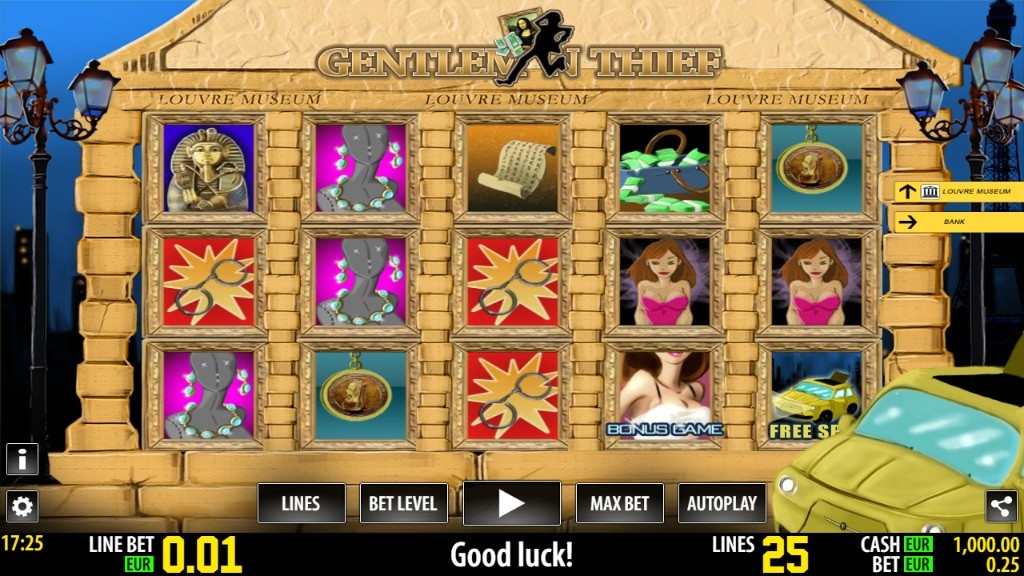 Gentleman Thief Slot Gameplay