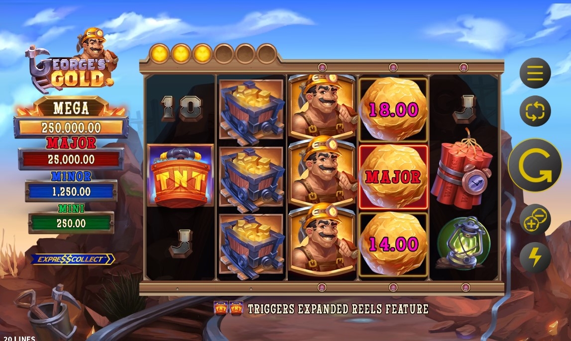 George's Gold Slot Gameplay