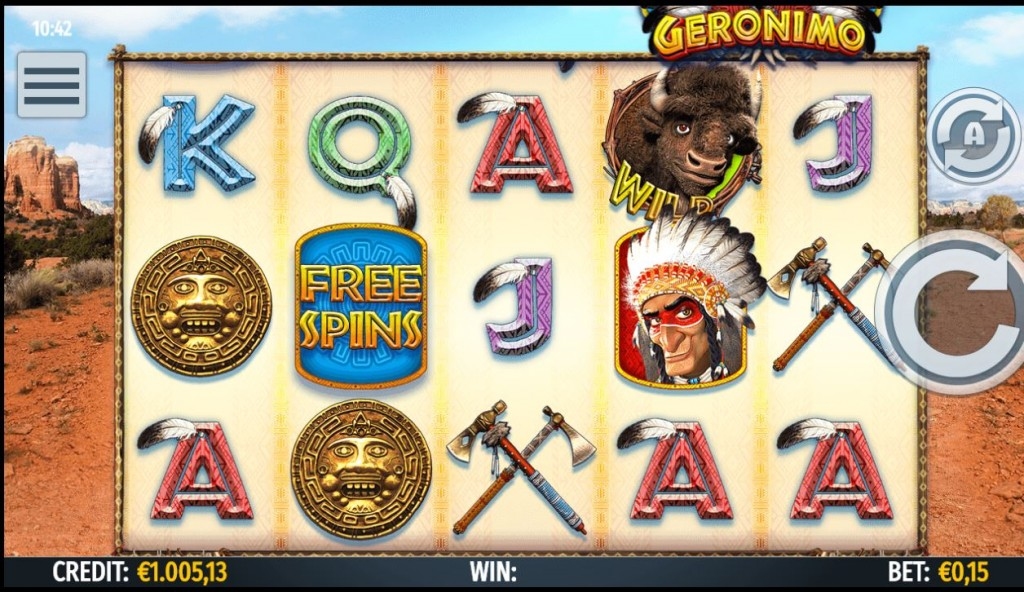 Geronimo Slot Gameplay