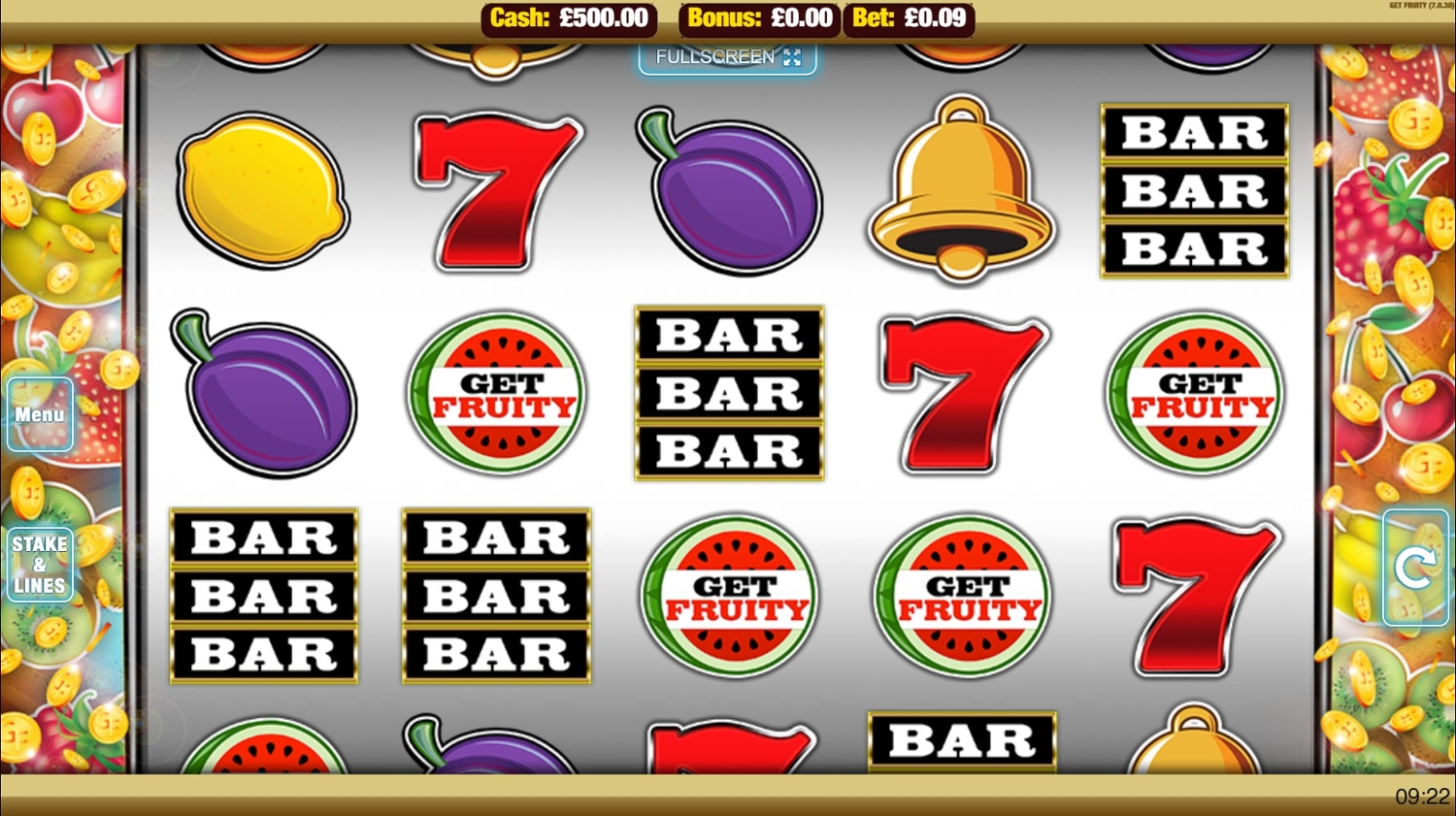 Get Fruity Slot Gameplay