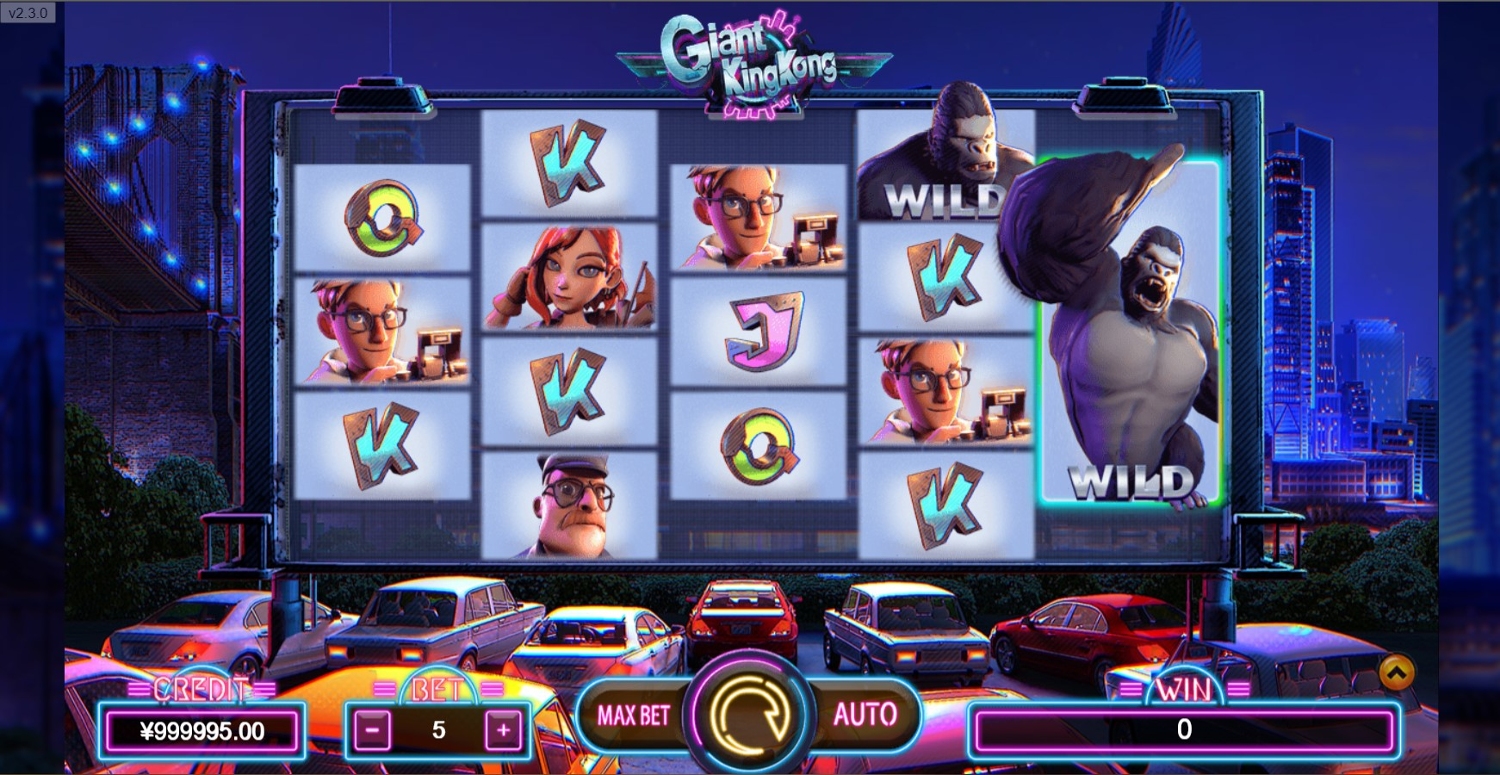 Giant King Kong Slot Gameplay