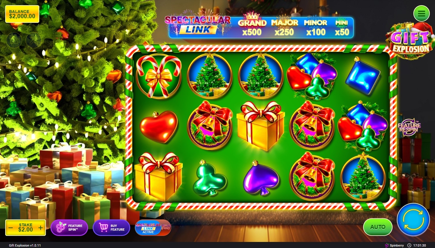 Gift Explosion Slot Gameplay