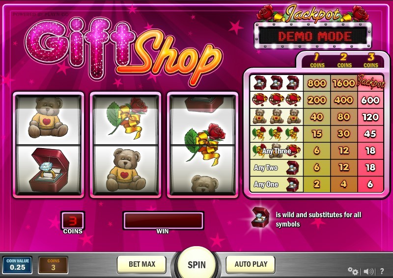 Gift Shop Slot Gameplay