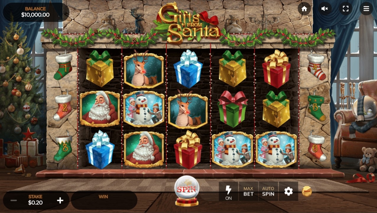 Gifts from Santa Slot Gameplay