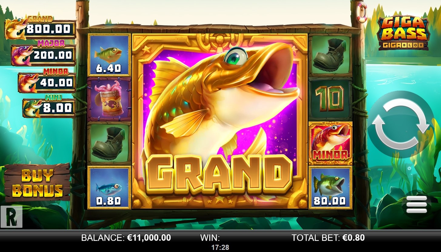 Giga Bass Gigablox Slot Gameplay
