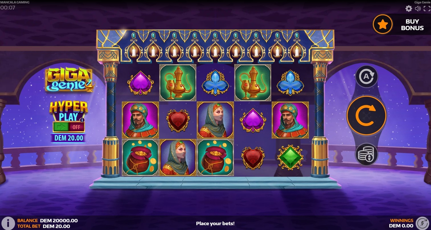 Giga Genie Slot Gameplay