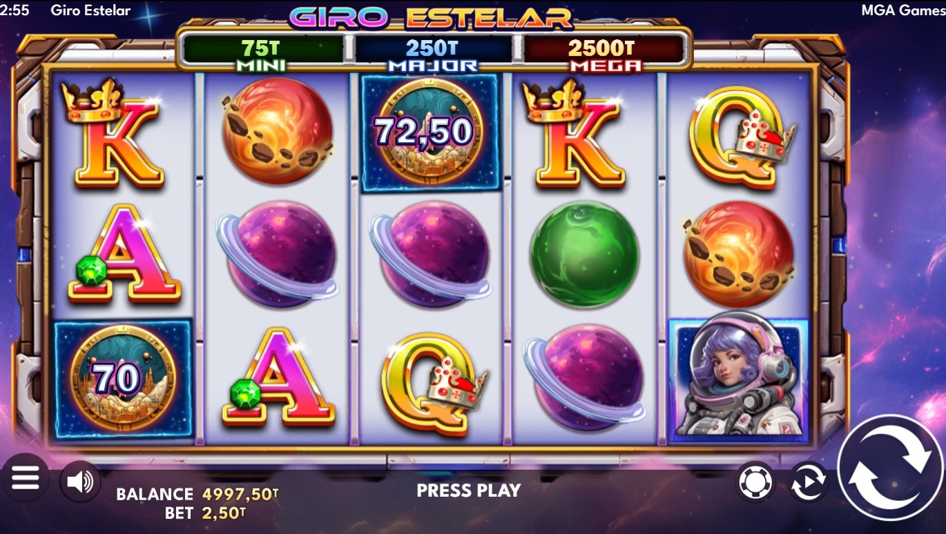 Giro Estelar Slot Gameplay