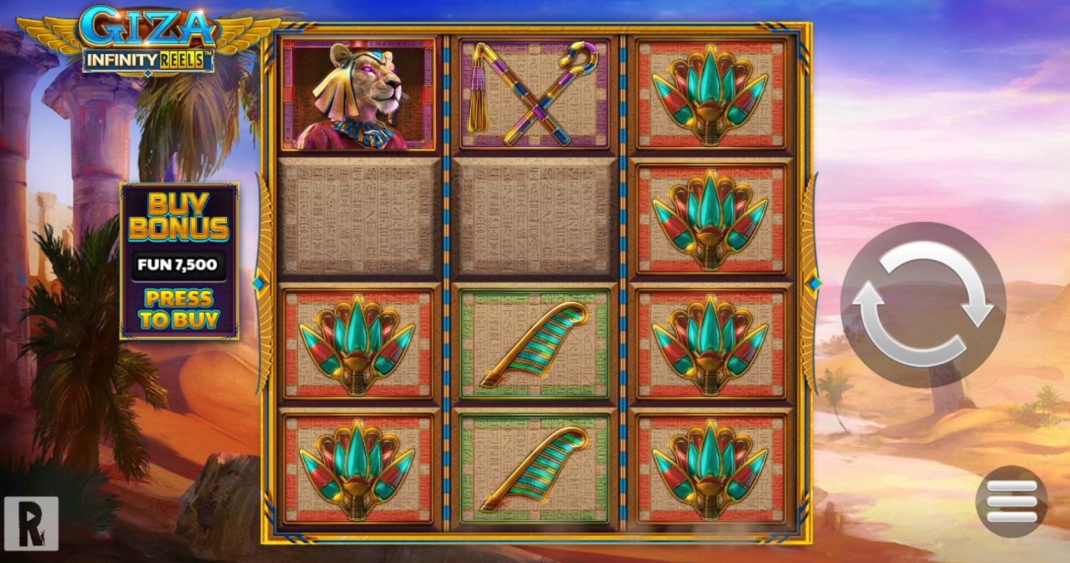 Giza Infinity Reels Slot Gameplay