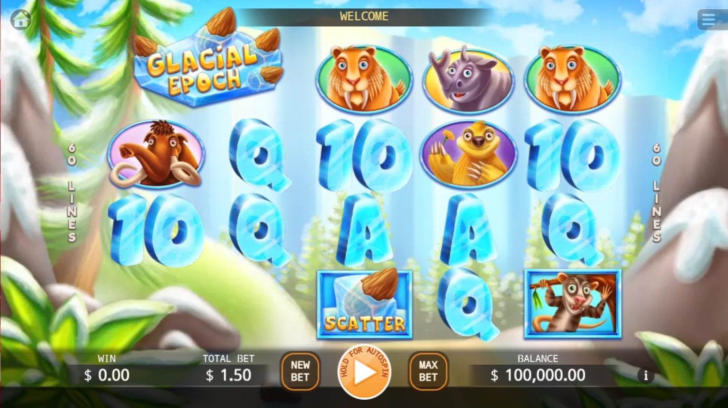 Glacial Epoch Slot Gameplay