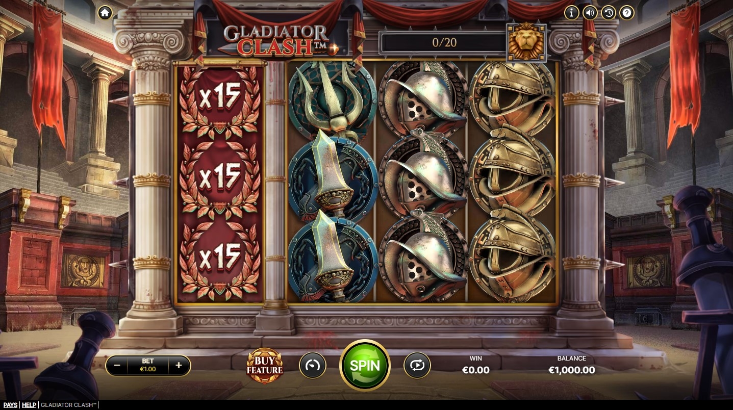 Gladiator Clash Slot Gameplay