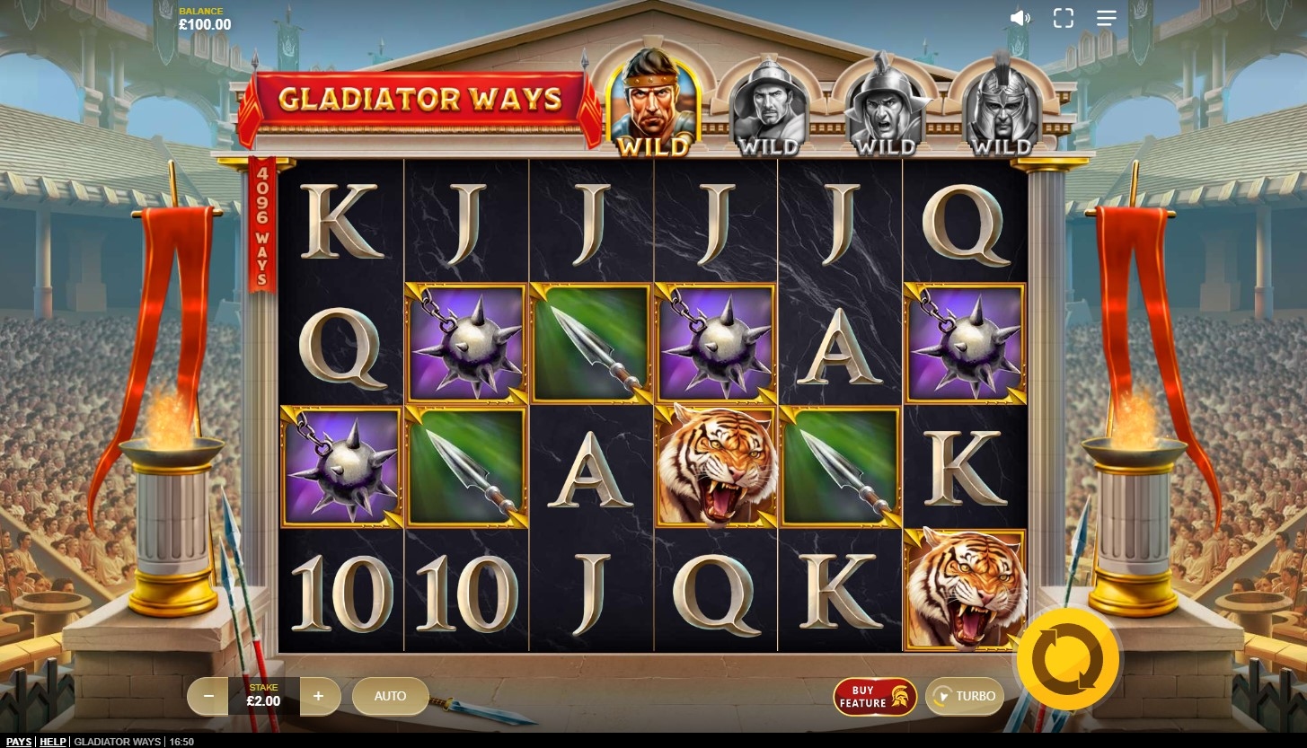 Gladiator Ways Slot Gameplay