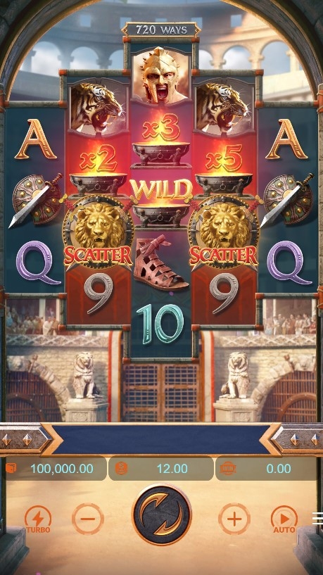 Gladiator's Glory Slot Gameplay