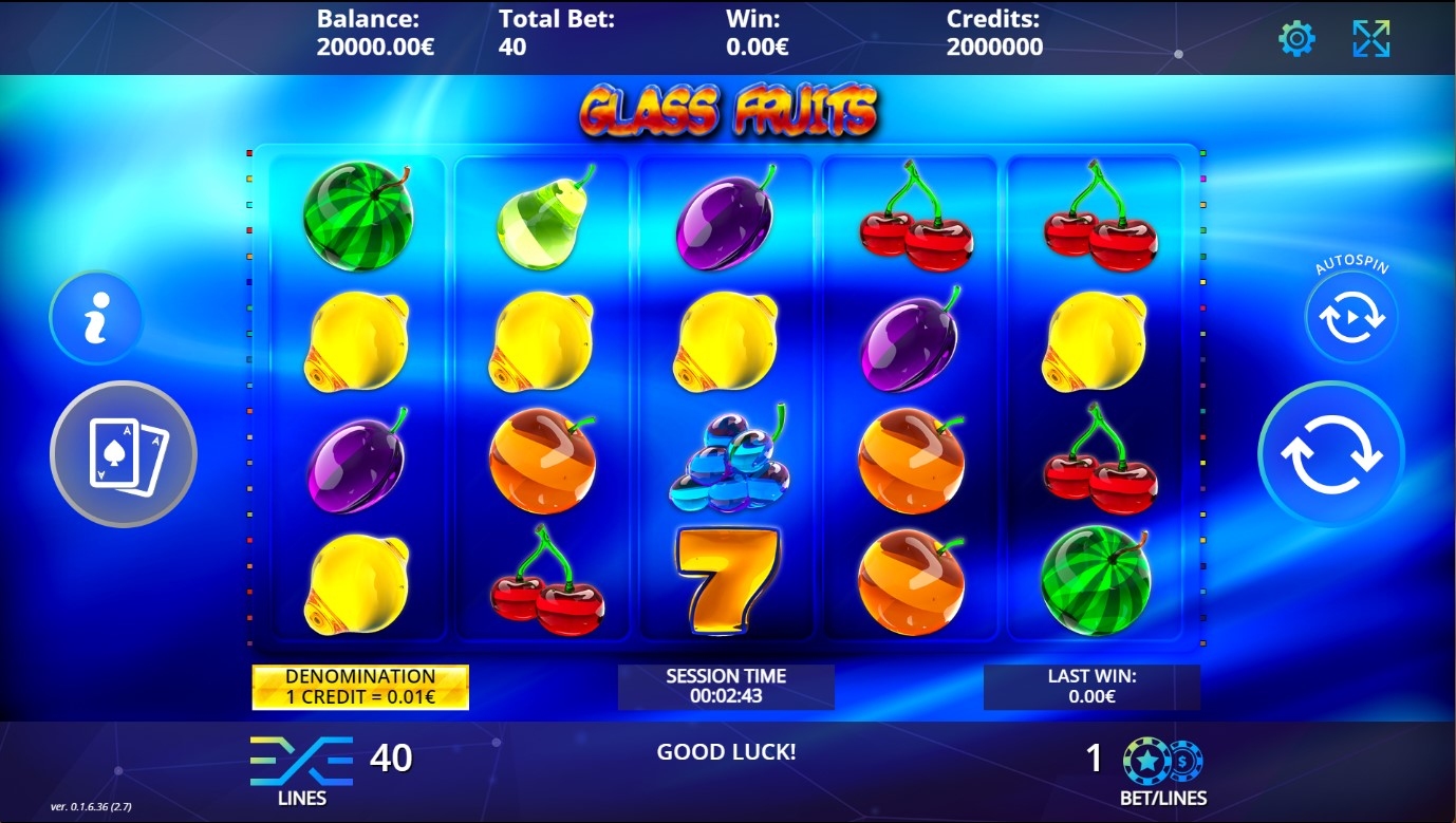 Glass Fruits Slot Gameplay
