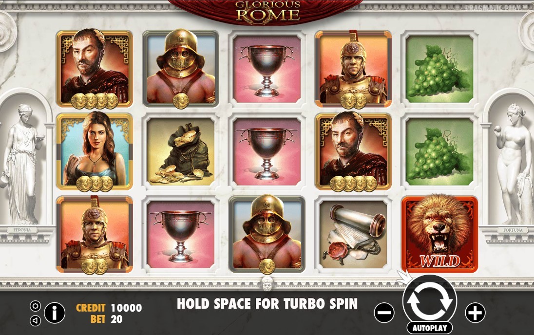 Glorious Rome Slot Gameplay